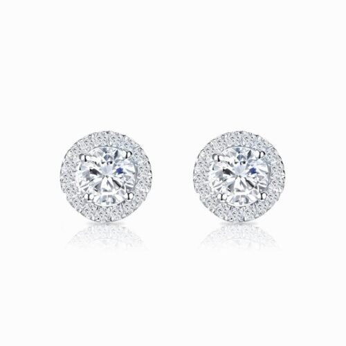 Lane-Woods-925-Silver-Four-Prong-Round-Colorless-Solitaire-Earring-1